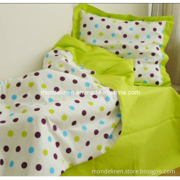 Lightful Bed Linens with Decrative DOT Printing (BL-009)